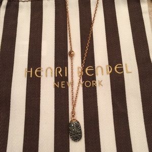 Henri bendel rose gold necklace